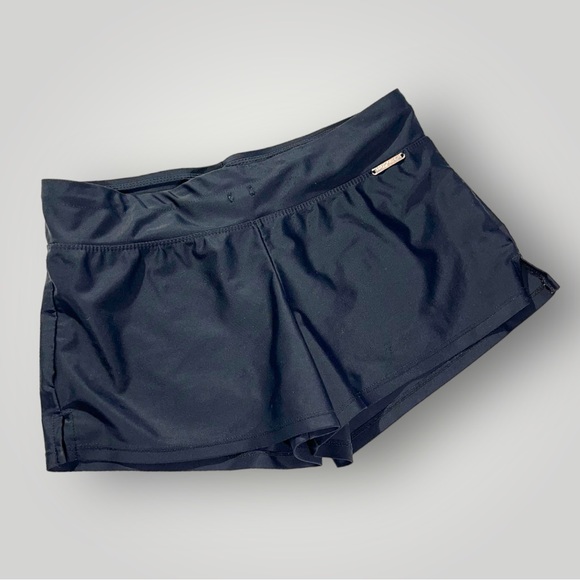 🟢5/$25  Zero Posur Swimwear Shorts Swimsuit Bathing Suit Bottom - Black - Picture 9 of 9